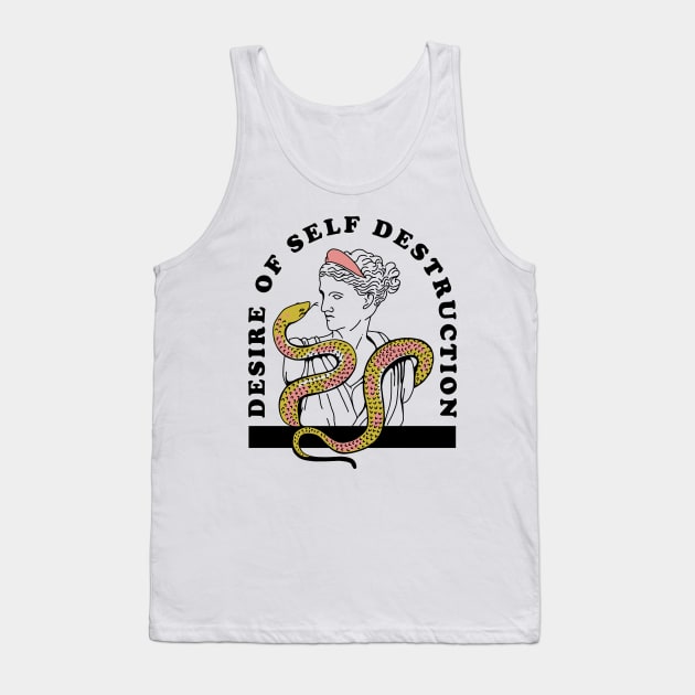 Desire of self destruction Tank Top by CHAKRart